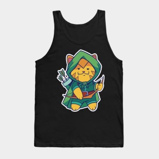 D&D Ranger Class Kawaii Cat T-Shirt Tank Top